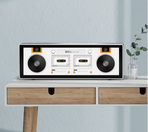 WEWON A28 HiFi AI Sound Box with 28.6 inch LCD Display